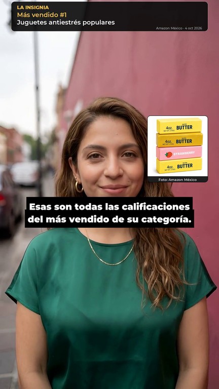Video de la insignia de más vendido #1 sostenida por 4 calificaciones, 2 de ellas de Amazon Vine