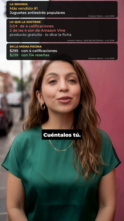 Video de la insignia de más vendido #1 sostenida por 4 calificaciones, 2 de ellas de Amazon Vine