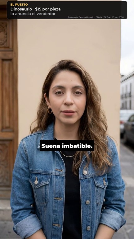 Video del dinosaurio elástico: $15 por pieza en el puesto contra 20 piezas por $129 en Amazon México